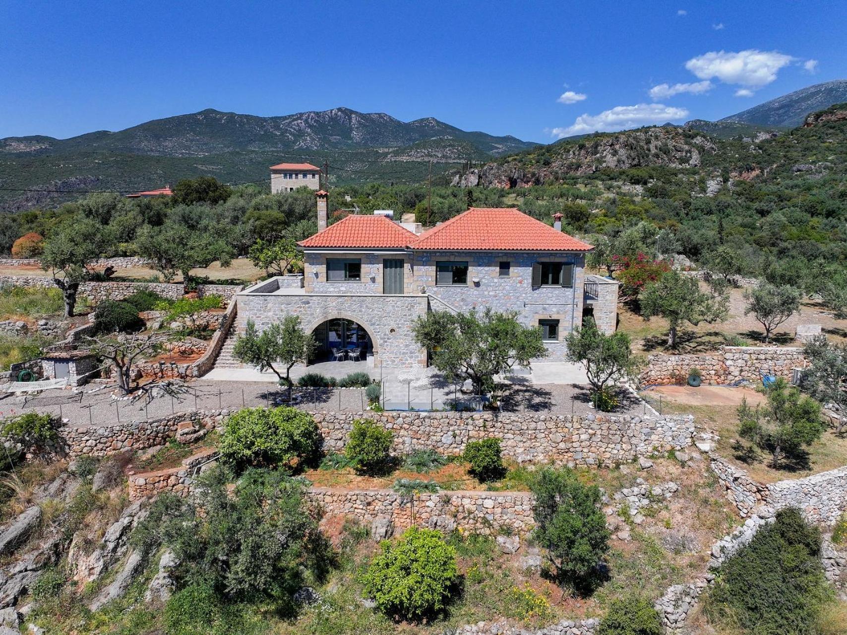Athina'S Stone House In Kardamyli 빌라 외부 사진